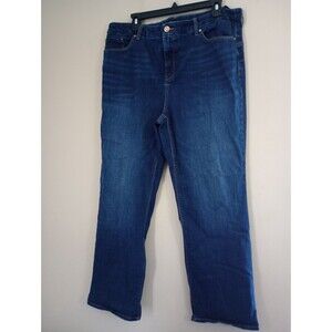 Chico's So Lifting Straight Leg Denim Jeans Size XL 16